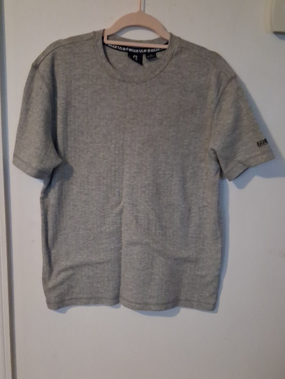 Guess Heather Gray Short Sleeve Crewneck Tee
